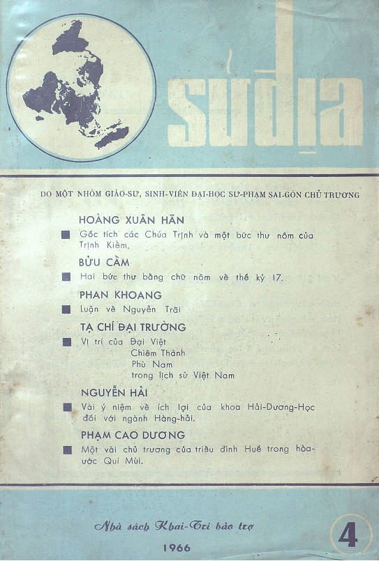 TẬP SAN SỬ ĐỊA 4