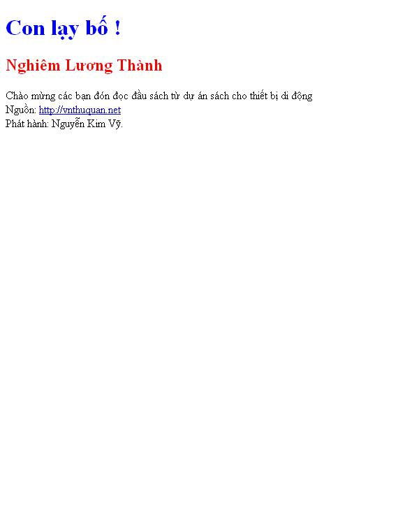 Con lạy bố !