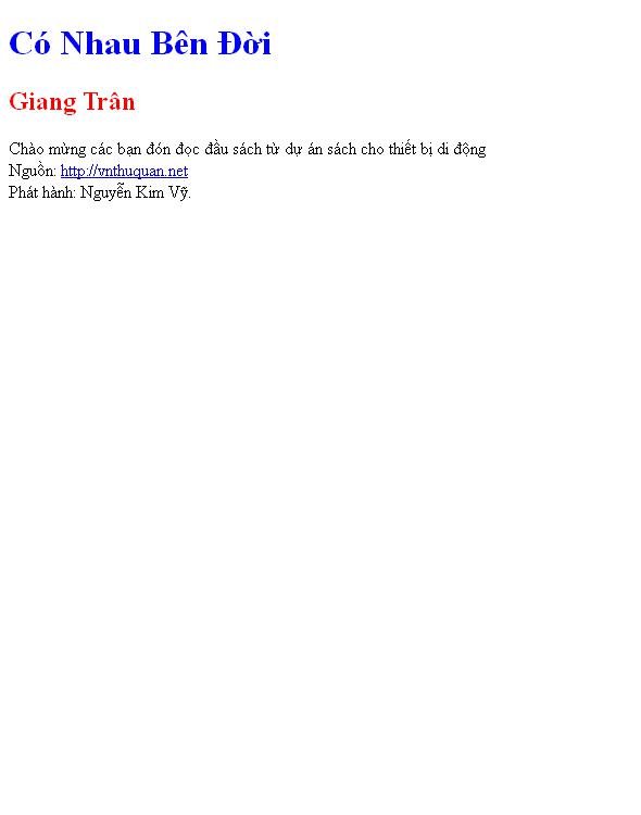 Có Nhau Bên Đời
