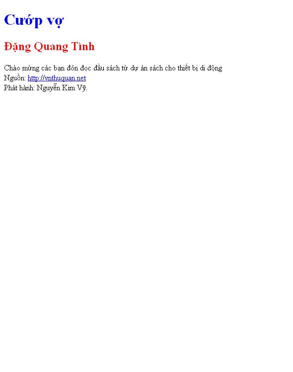 Cướp vợ
