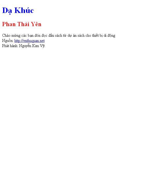 Dạ Khúc
