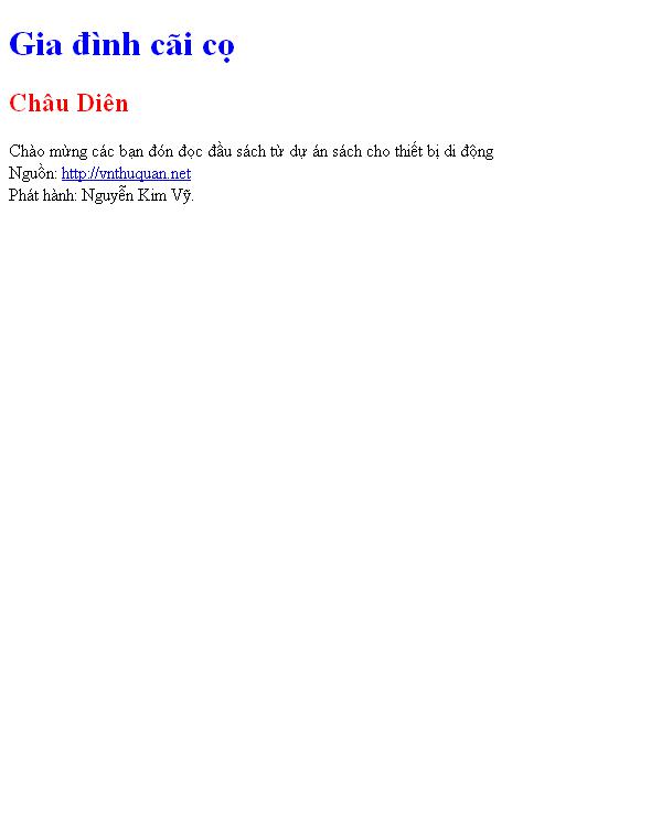 Gia đình cãi cọ