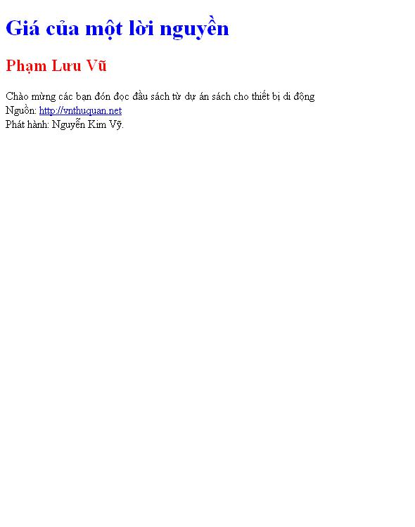 Giá của một lời nguyền