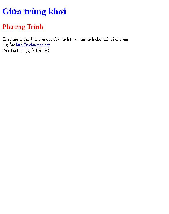 Giữa trùng khơi