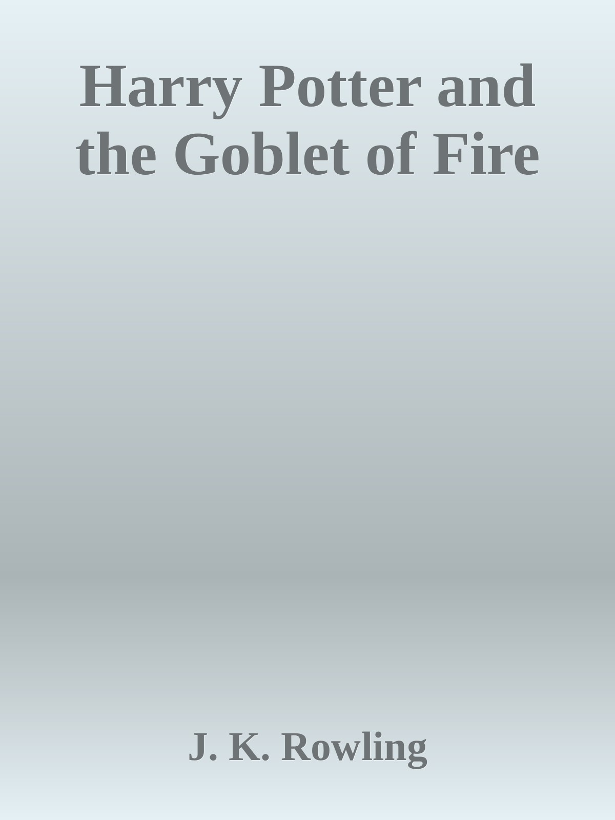 Harry Potter and the Goblet of Fire