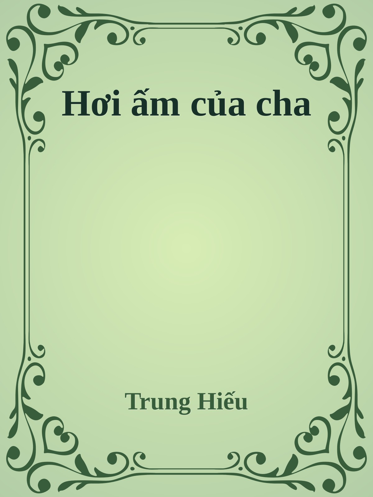 Hơi ấm của cha