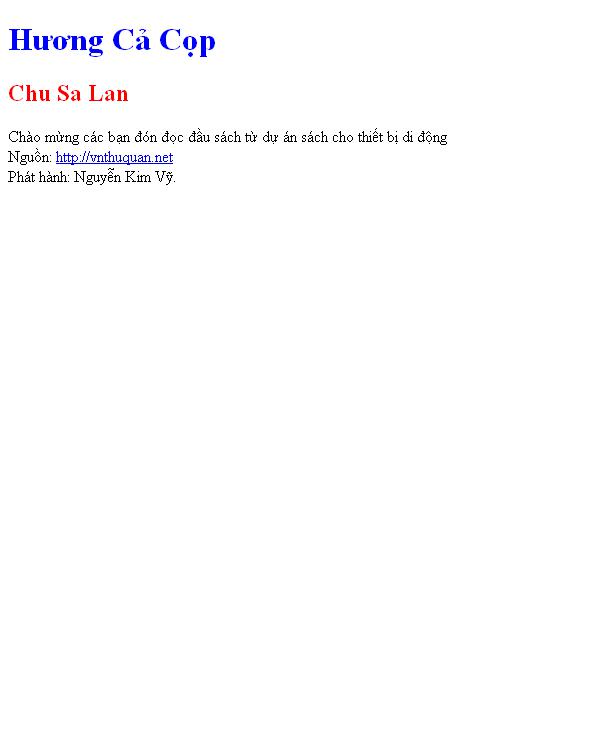 Hương Cả Cọp