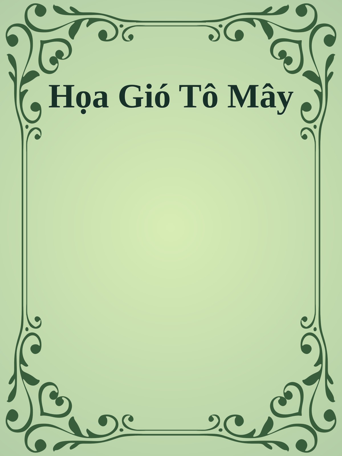 Họa Gió Tô Mây
