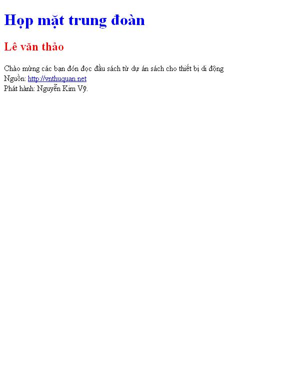Họp mặt trung đoàn