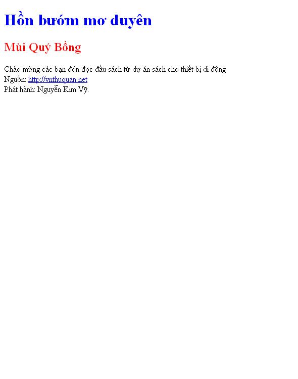 Hồn bướm mơ duyên