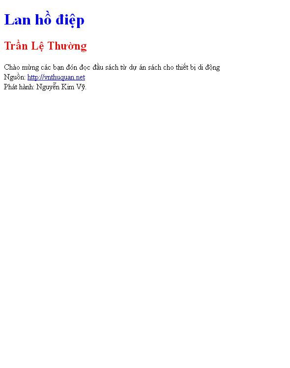 Lan hồ điệp