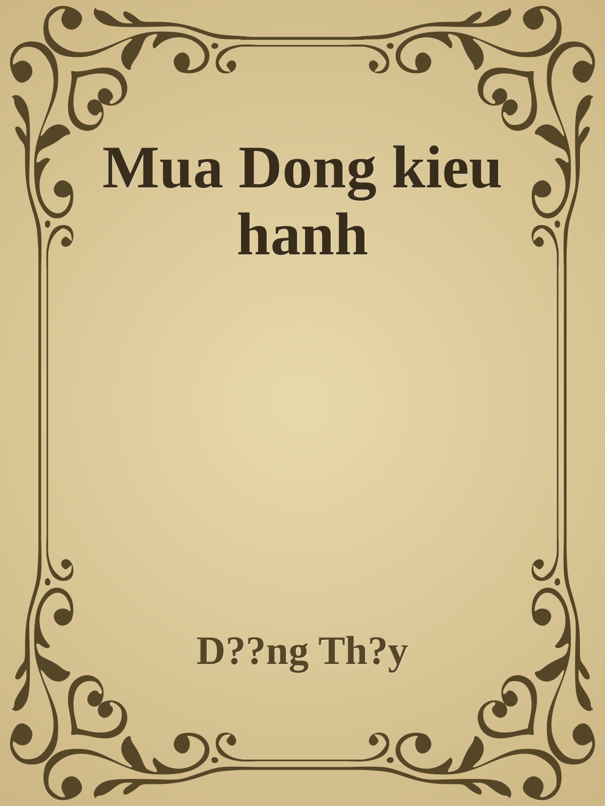 Mua Dong kieu hanh