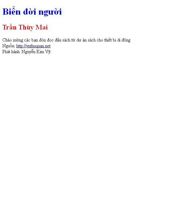 Biển đời người