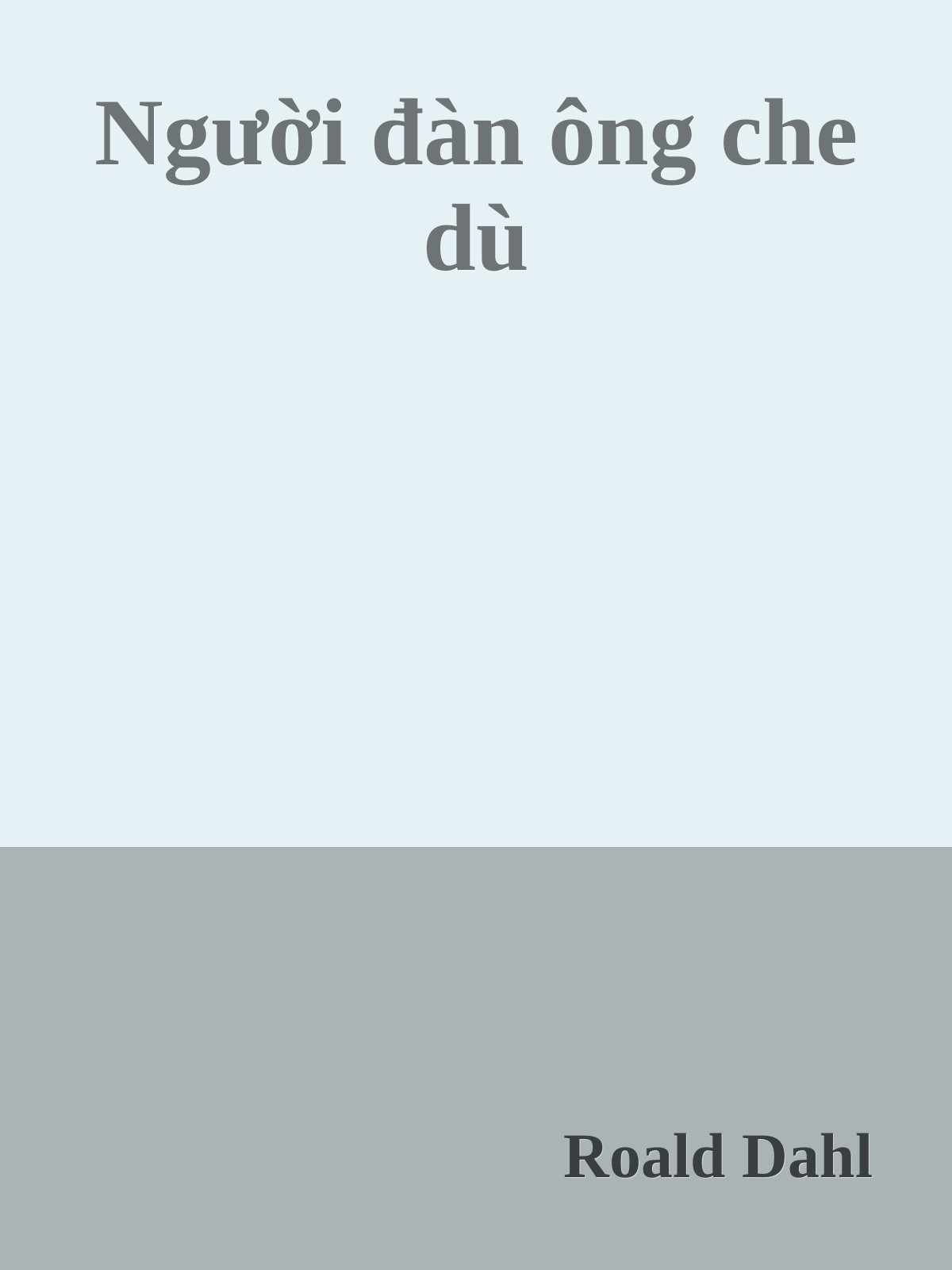 Người đàn ông che dù