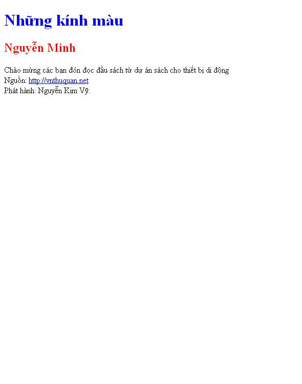 Những kính màu