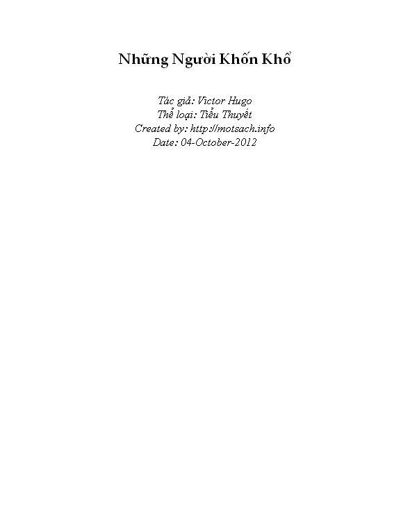 Những Người Khốn Khổ