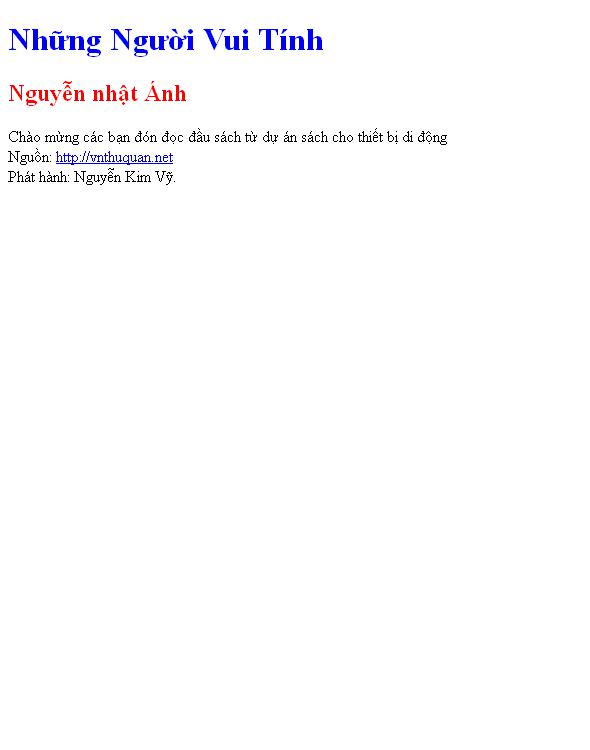 Những Người Vui Tính