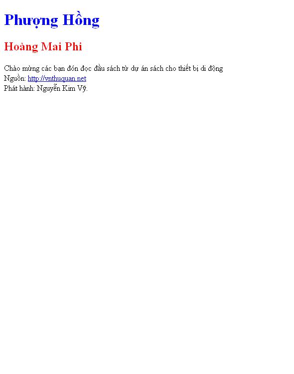 Phượng Hồng