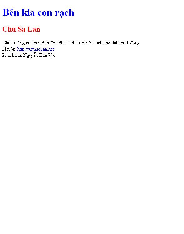 Bên kia con rạch