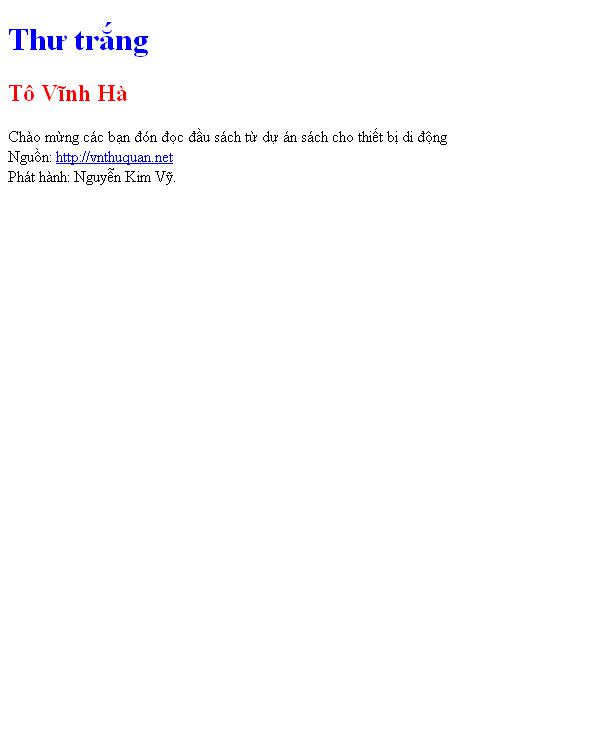 Thư trắng