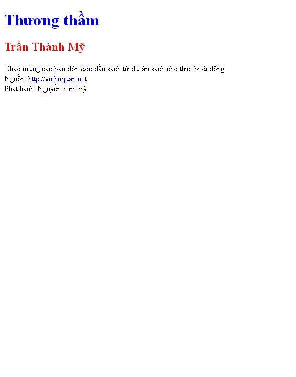 Thương thầm