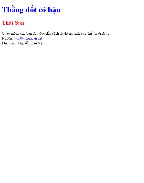 Thằng dốt có hậu