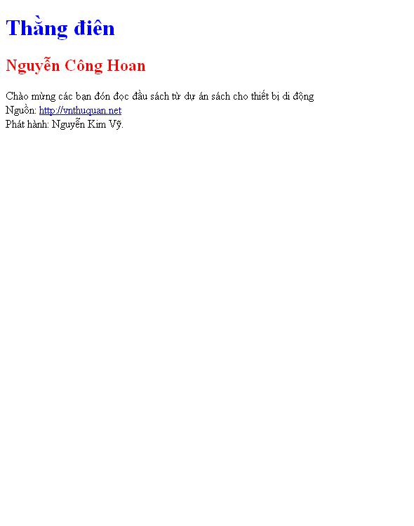 Thằng điên