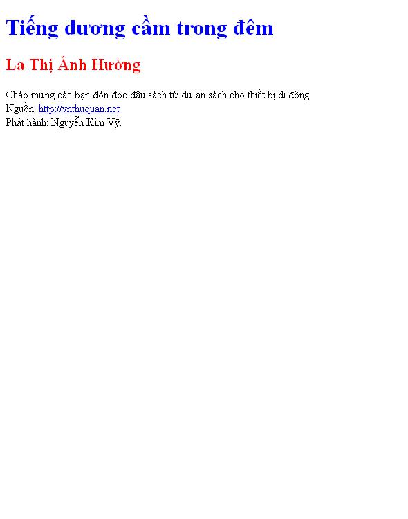 Tiếng dương cầm trong đêm