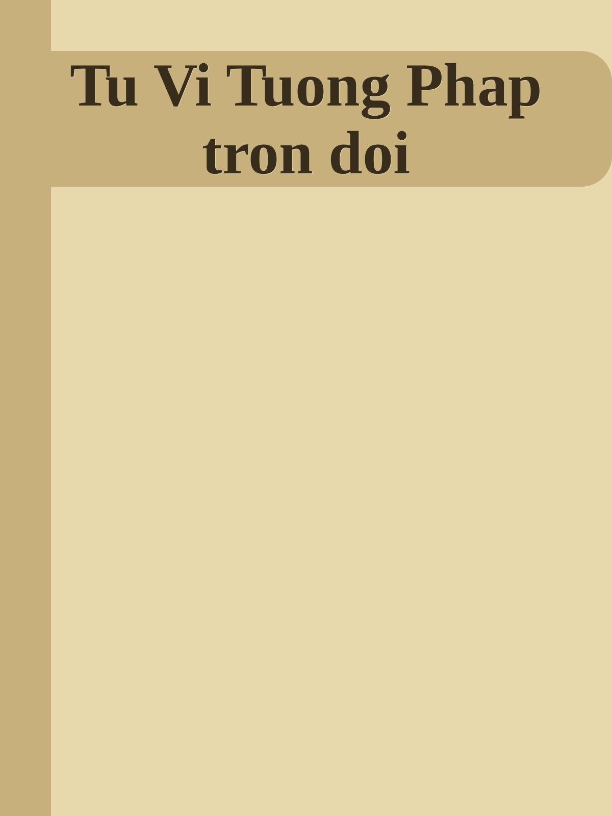 Tu Vi Tuong Phap tron doi