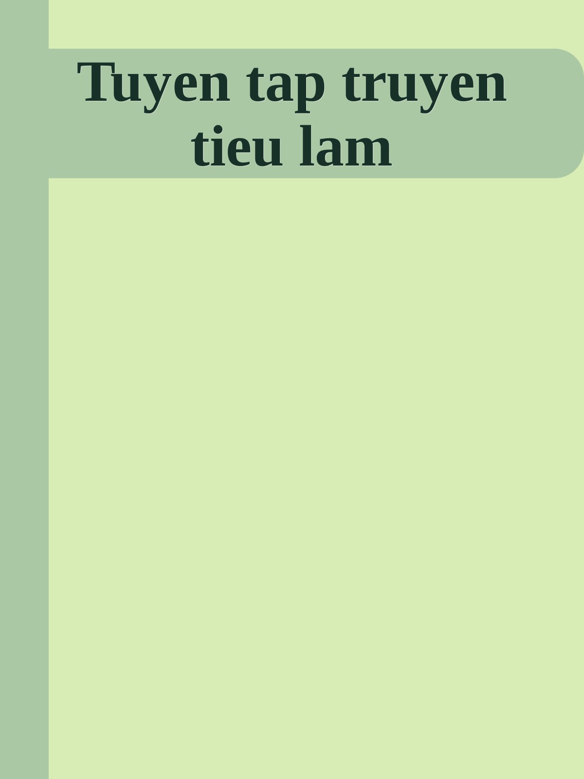Tuyen tap truyen tieu lam