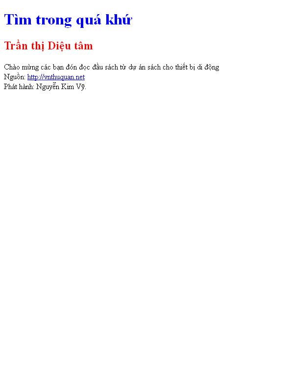 Tìm trong quá khứ
