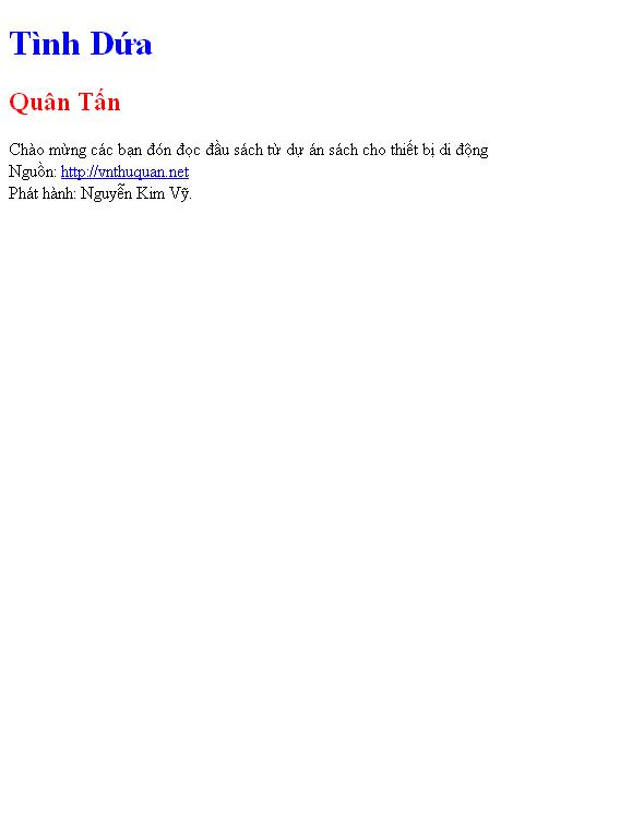 Tình Dứa