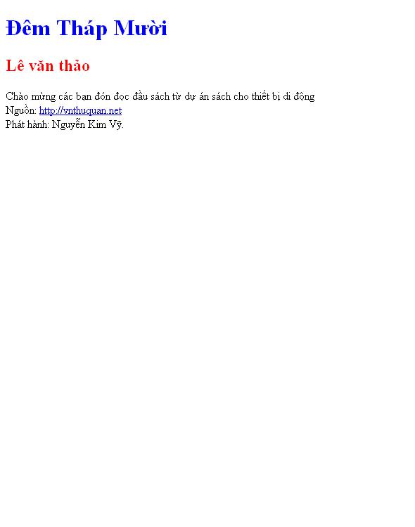 Đêm Tháp Mười