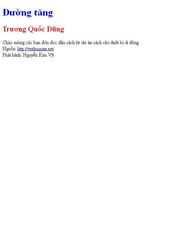 Đường tăng