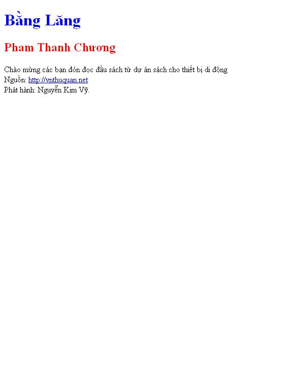 Bằng Lăng