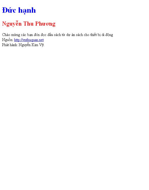 Đức hạnh