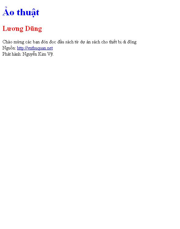 Ảo thuật