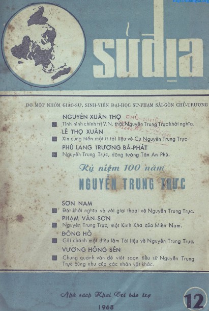 Tập San Sử Địa 12