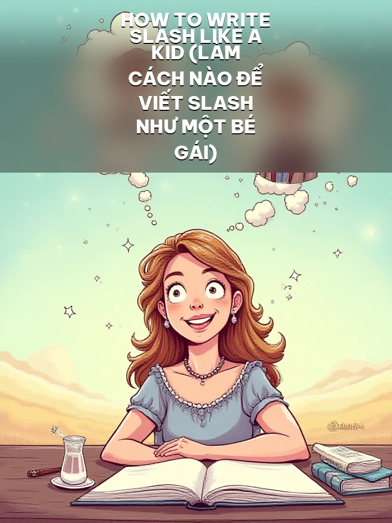 How to Write Slash Like A Kid (Làm Cách Nào Để Viết Slash Như Một Bé Gái)