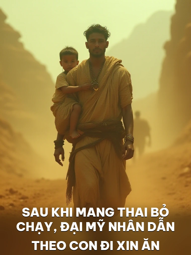 Sau Khi Mang Thai Bỏ Chạy, Đại Mỹ Nhân Dẫn Theo Con Đi Xin Ăn