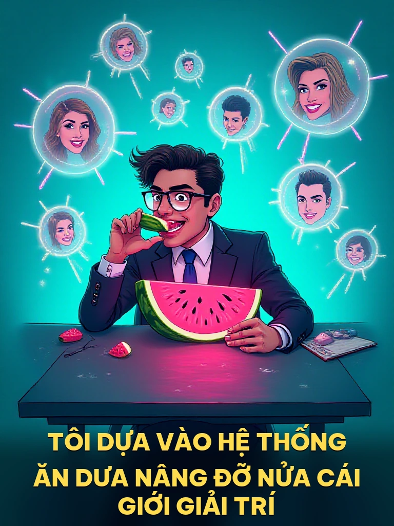 Tôi Dựa Vào Hệ Thống Ăn Dưa Nâng Đỡ Nửa Cái Giới Giải Trí