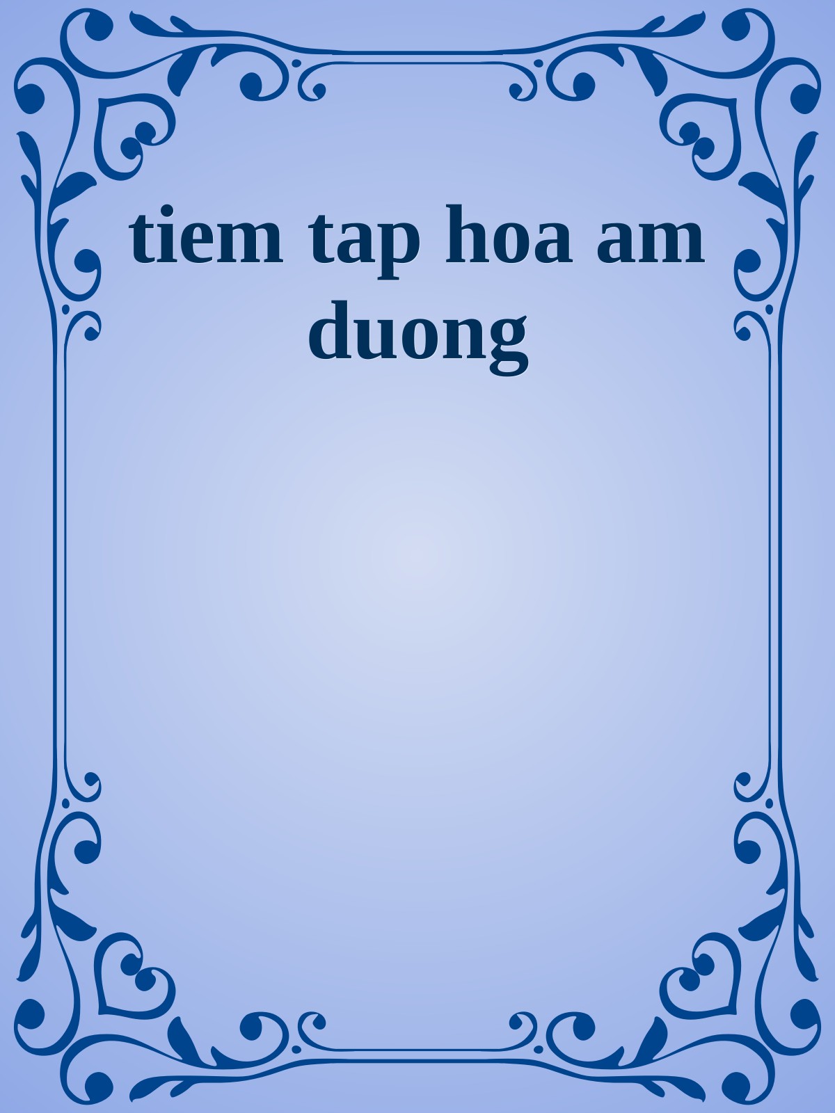 Tiệm Tạp Hoá Âm Dương
