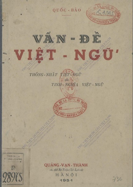 Vấn Đề Việt Ngữ