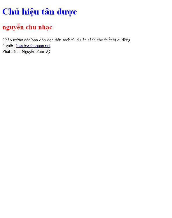 Chủ hiệu tân dược