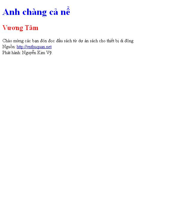 Anh chàng cả nể