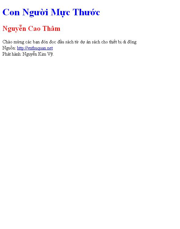 Con Người Mực Thước