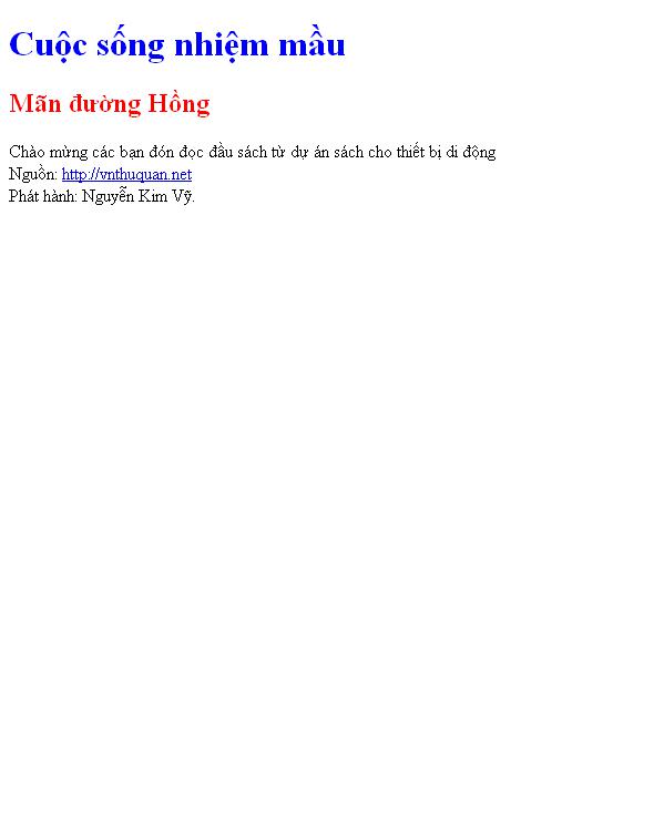 Cuộc sống nhiệm mầu