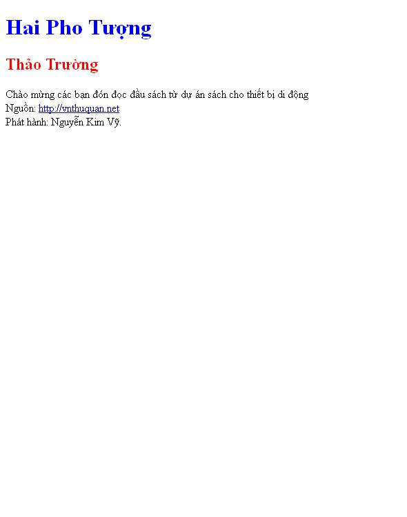 Hai Pho Tượng