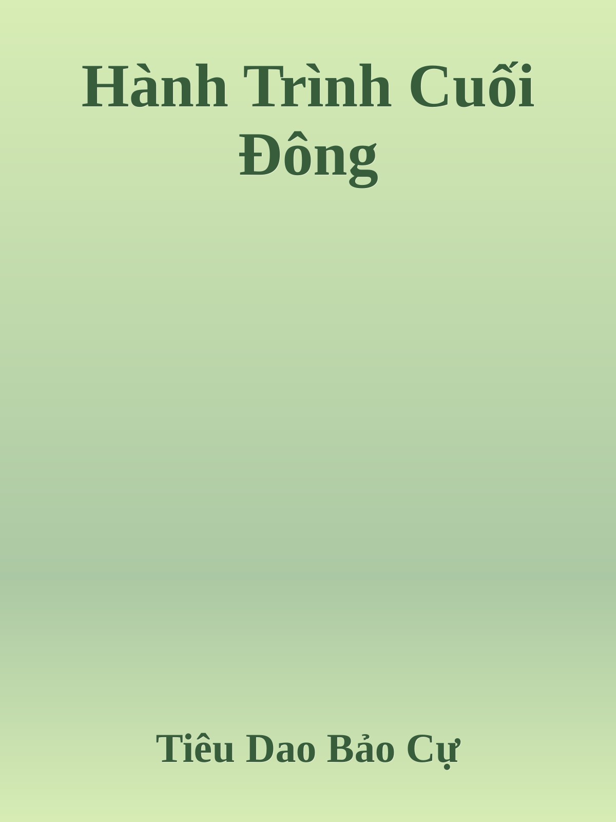 Hành Trình Cuối Đông
