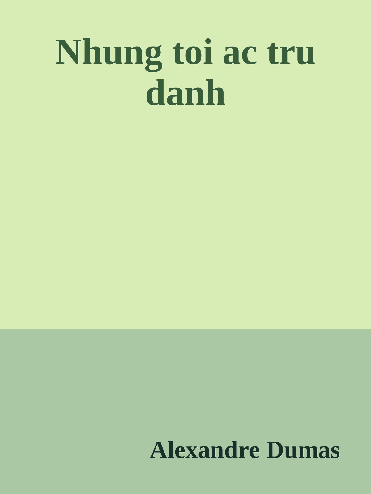Nhung toi ac tru danh